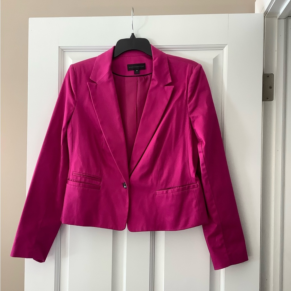 Worthington Fuchsia Blazer